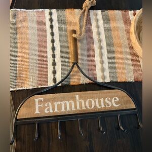 Farmhouse-style wall hook